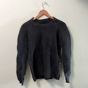 G-Star Raw Crew Neck Sweater in Navy Blue
